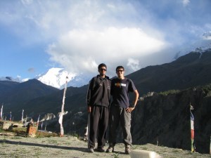 With Jordan at Manang