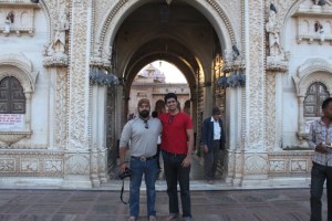 Outside Karni Mata temple